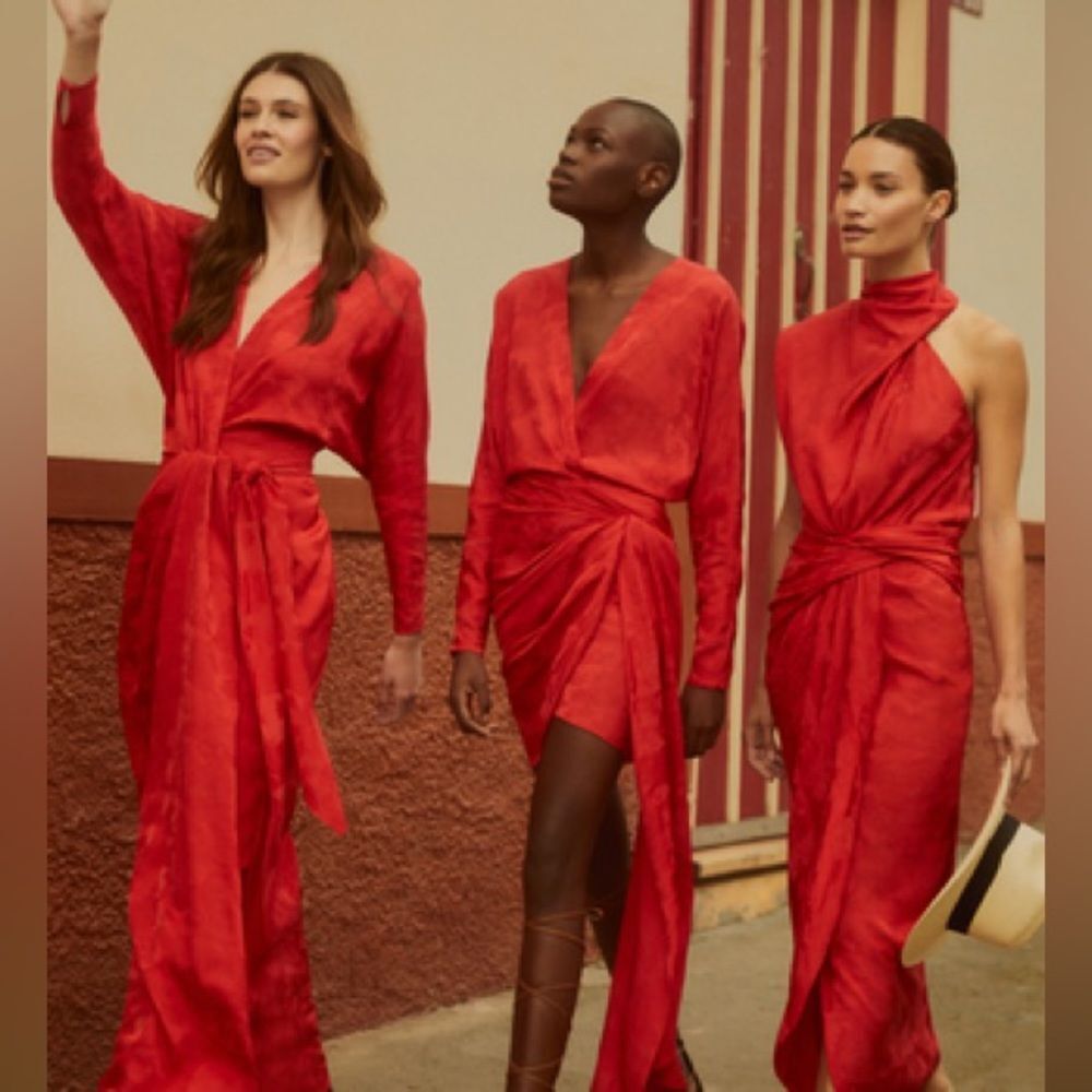 Johanna Ortiz Scents of Holi Draped Mini Dress